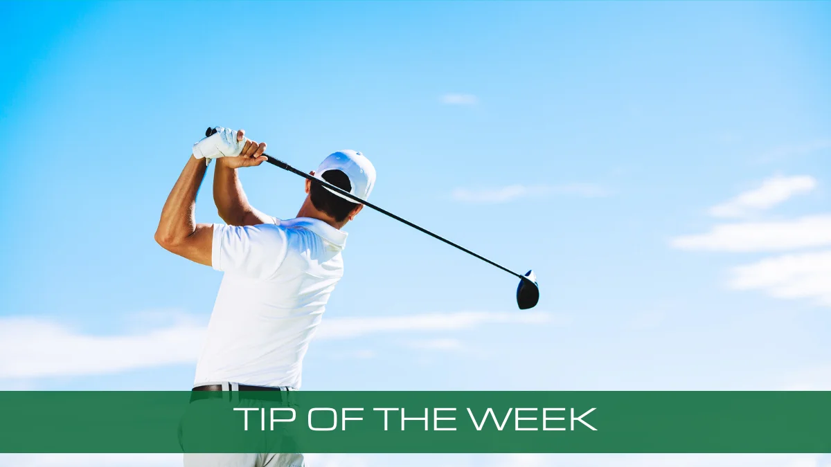 SET YOUR MIND FOR THE SWING