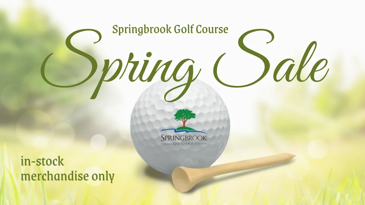 Spring Merchandise Sale at Springbrook