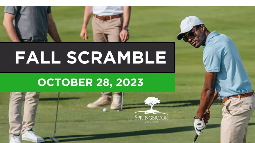 Fall Scramble, Men Golfing